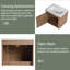 Meuble-lavabo mural 60/68 po avec lavabo en céramique, tablettes de rangement et portes à fermeture en douceur-1642114474