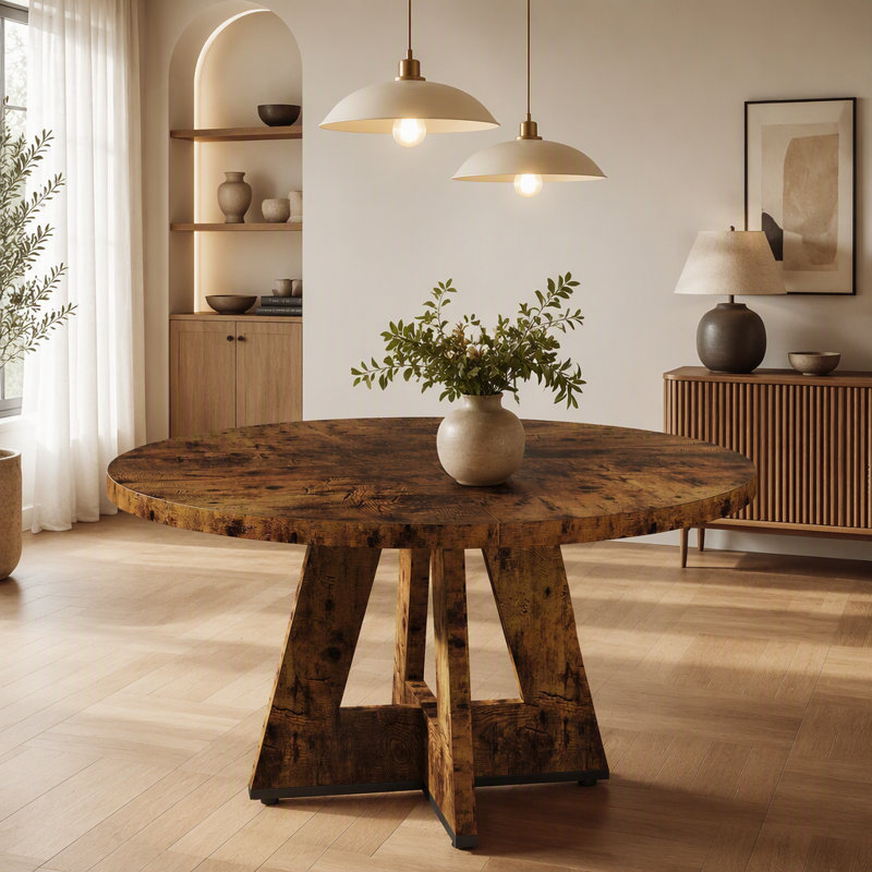 Table de salle à manger, Brun rustique