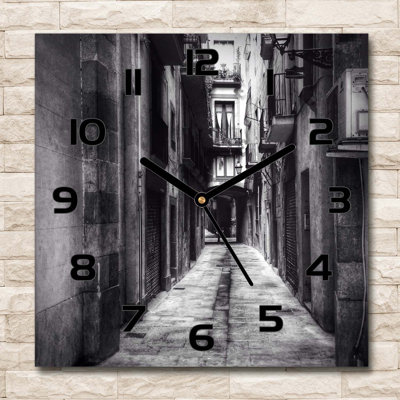 Glass Wall Clock