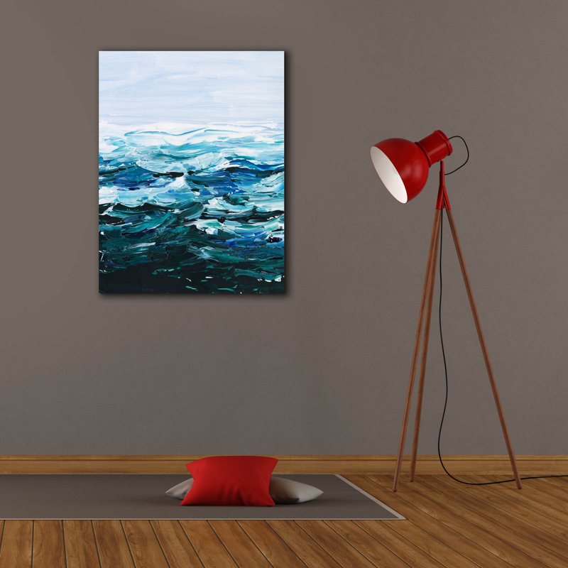  «Beneath The Sea Surface 2» par Ethan Harper, art mural sur toile, H 34 po x l 26 po