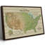 Carte et punaise National Parks & Monuments USA - encadrée-539017570-542325678-542325679