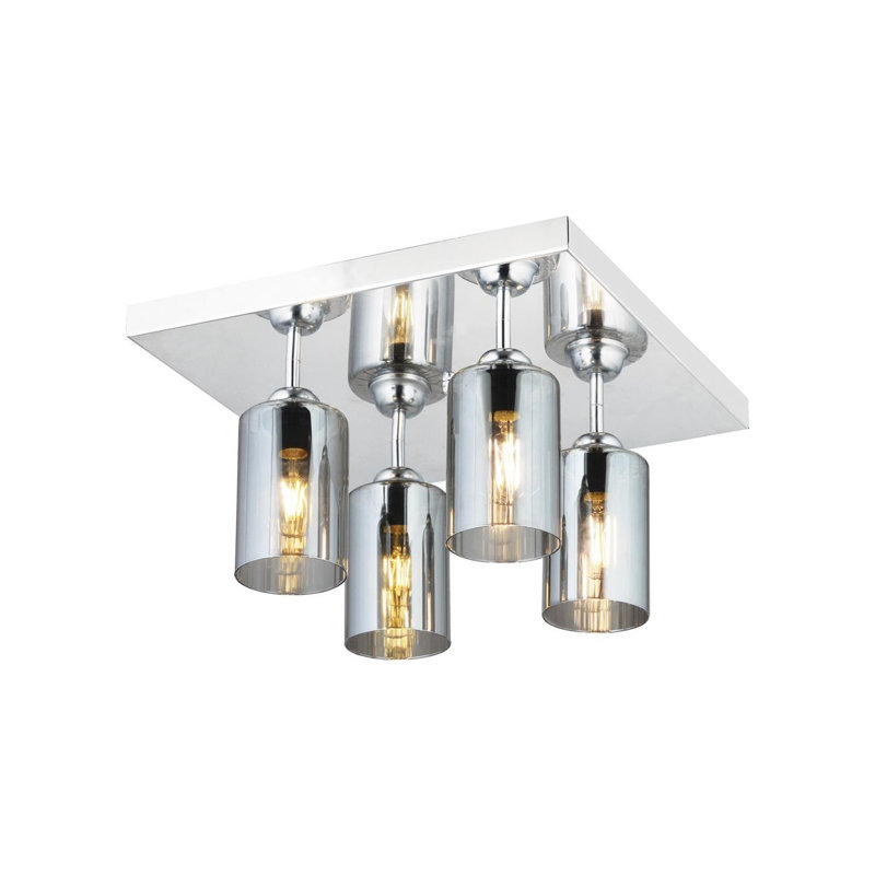 Glass Semi Flush Mount