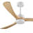 52" Modern Farmhouse Dimmable Ceiling Fan with LED Lights and Remote Control-972921553