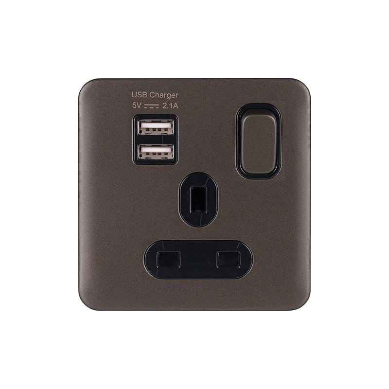 Switched Wall Mounted Socket
