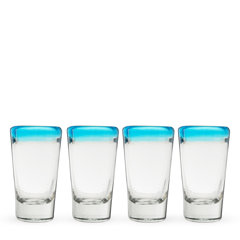 KooK Cortado Glass Set, Double Shot Glasses, For