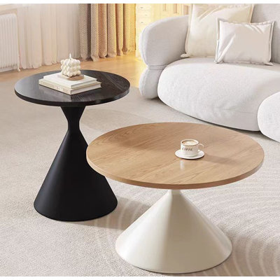 Set Of 2 Coffee Round Tables -  Ivy Bronx, 761160925222402AA30699E807C82D6F