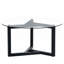 Table basse ronde en verre