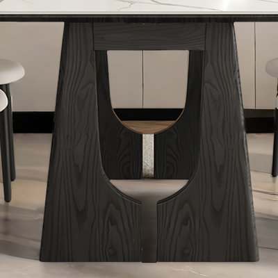 French minimalist dining table