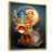 Gold Floater Framed