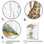 Mignonne girafe avec parapluie, jour de pluie - girafe sur toile, animaux-663757343-663757344