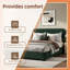 Structure de lit plateforme tapissier avec tête de lit Boucle, style moderne, coins arrondis doux, aucun sommier requis-2123586219-2120736430