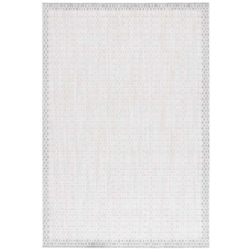 Tapis ivoire / gris MSR1904 Serenity, Rectangle 5 pi 3 po x 7 pi 6 po