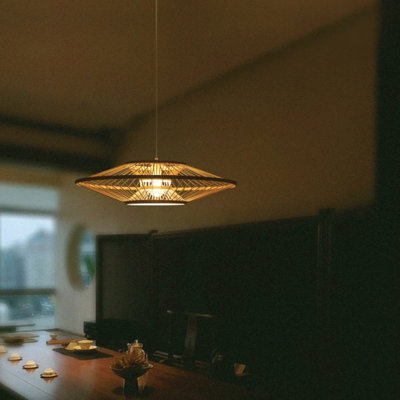 Alonda 1 - Light Natural Chandelier Pendant