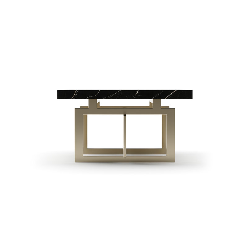 Wish You Were Here 60" Rec Cktl Tbl Dk, Black, 17" H x 60" L x 30" W