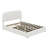 Upholstered Platform Bed With Hydraulic Storage System-1214157231