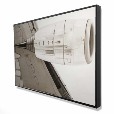 Underside - Transportation Beige Framed Canvas | Home Decor