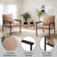 Structure de fauteuil en métal avec dossier rembourré Turnbridge-2089022118-2115186163
