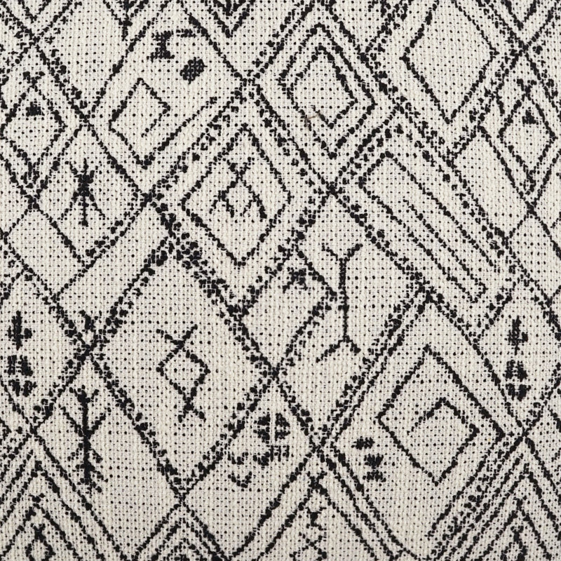 Coussin décoratif Atez, Poivre géométrique, Square 24"