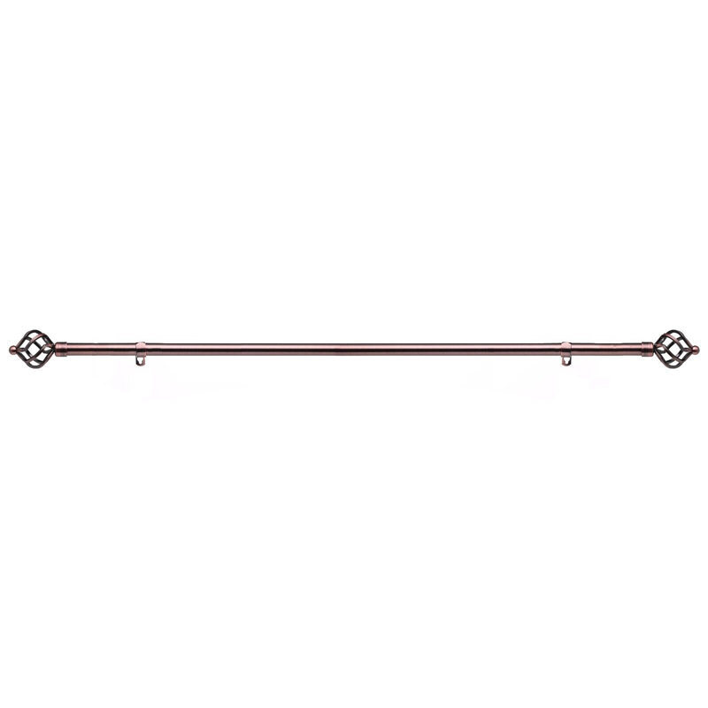 Ragsdale "19 mm Extendable Metal Curtain Poles ", 6cm H x 320cm W x 10cm D, Antique Copper