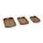 Lakeland Solid Wood Tray - Set of 3