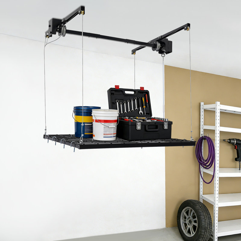 Support de rangement pour le garage suspendu, support de rangement pour garage, support de rangement pour garage à hauteur réglable