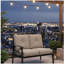 Canapé 48 places en métal 48 pouces avec coussins beige et structure kaki-1454480612