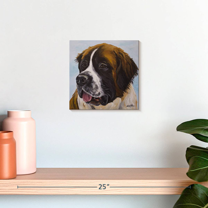 Crowle Saint Bernard, H 10 po x l 10 po