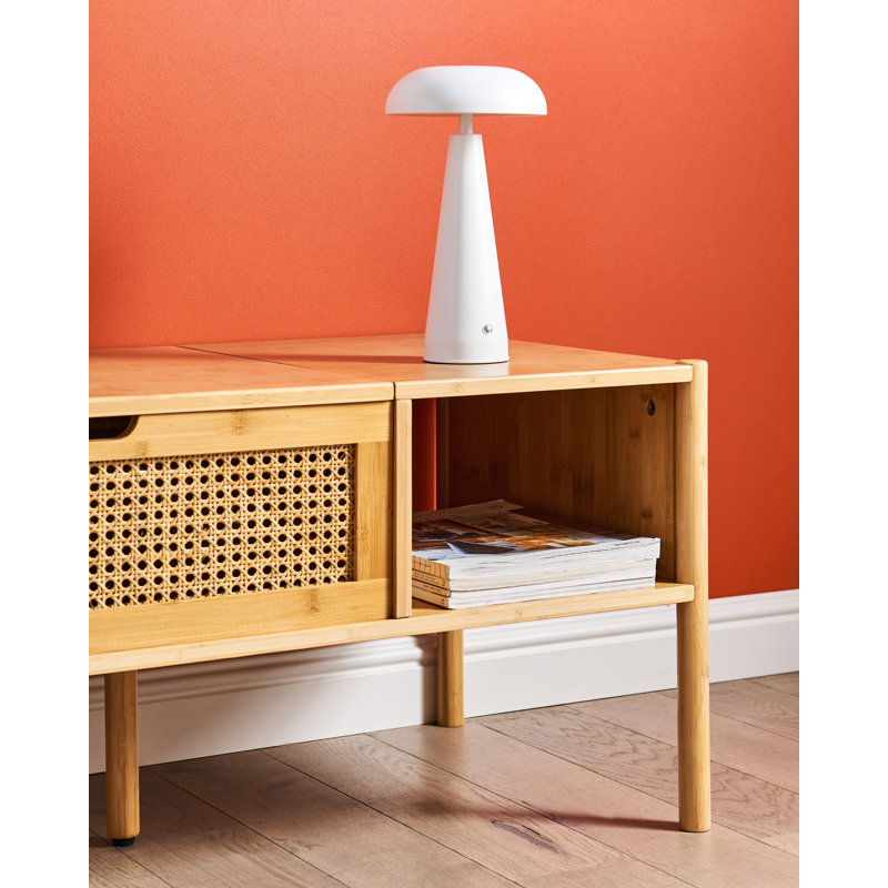 Catiana Metal USB Table Lamp, White