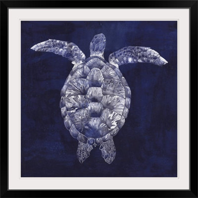 « i », reproduction d’impression dépilée Sea Turtle Shadow