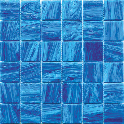 Celestial Glass Grid Mosaic Wall & Floor Tile