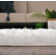 Mamduh Handmade Shag Faux Sheepskin White Rug