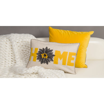 Housse de coussin décoratif fait à la main à motif floral 3D
