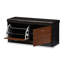 Faux Leather Upholstered Storage Bench