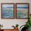 Breakwater - Ensemble de 2 reproductions d'art sur toile encadrées-851360824-851360825