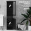 Armoire de rangement mince avec tiroir ajustable