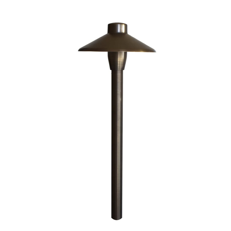 Natural Bronze LED Brass Pathway Light 20.5 Inches