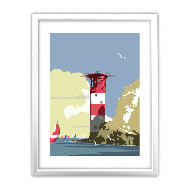 Dave Thompson - Single Picture Frame Print, White
