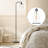 Candye 66'' Arched Floor Lamp with Remote Control and Bulb Included