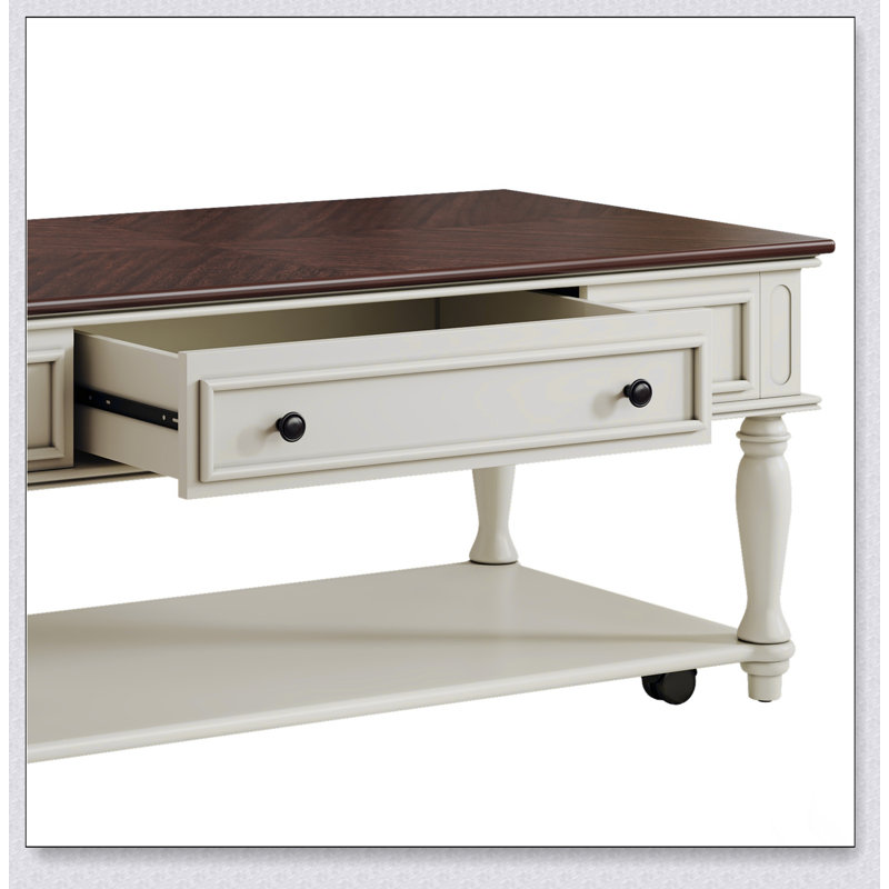 Table basse Farmhouse, Noyer