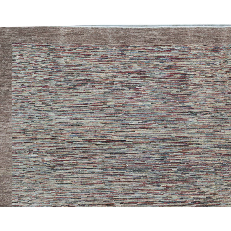 Tapis brun de haute qualité noué à la main
