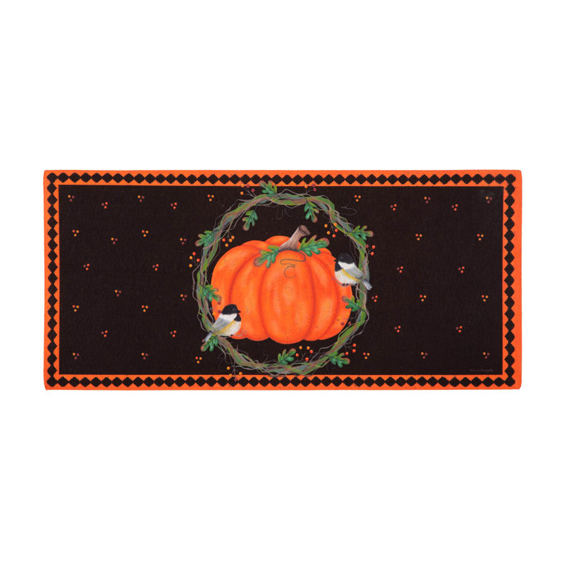 Tapis d'interrupteur Chickadee and Pumpkin Sassafras
