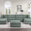 Repose-pieds contemporain en velours côtelé 1pc-889011567