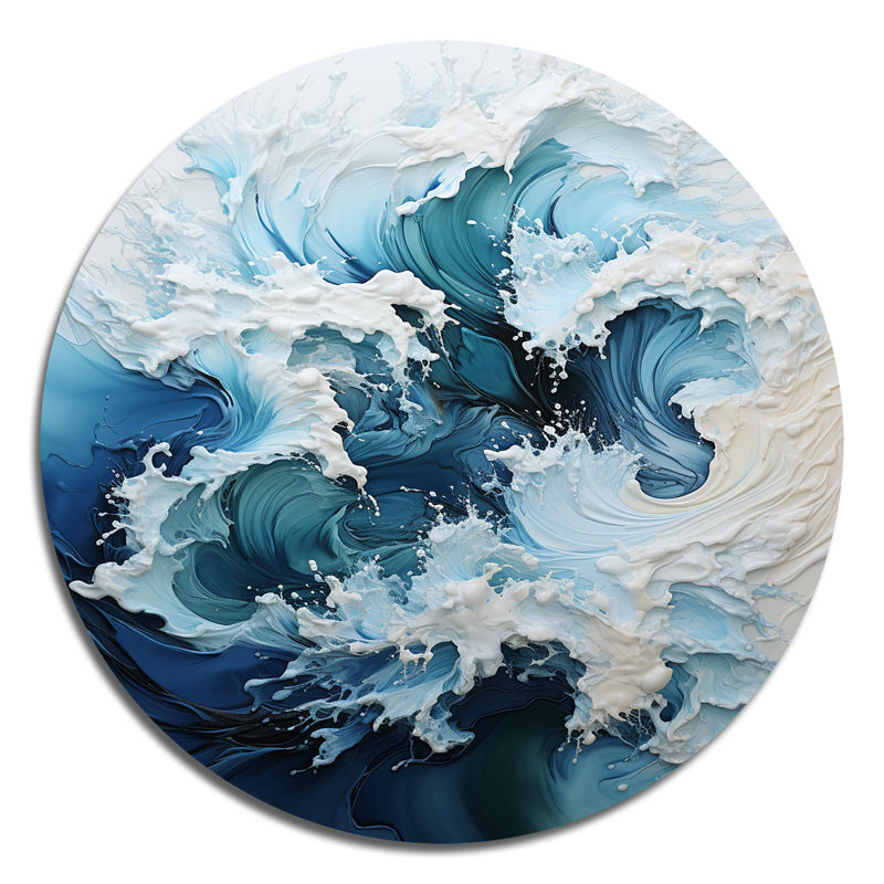 Beaufort - Coastal Round Art en métal, H 29 po x l 29 po