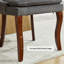 Chaises d'appoint rembourrées à double couche en chenille-362540240-362540239
