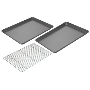 de Buyer Aluminum Micro Perforated Flat Baking Sheet, 15.75 x 11.8-Inches