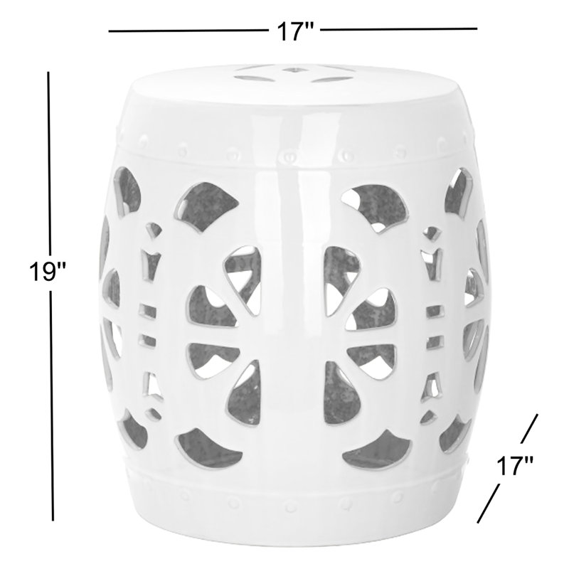 Tabouret de jardin Ceramic, Bleu pâle