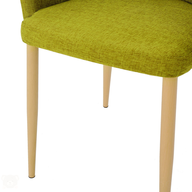 Chaise rembourrée Joshua, Vert