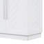 Buffet blanc à 4 portes, tablettes réglables pour rangement polyvalent avec 4 portes et tablettes, armoire de rangement spacieuse dans les espaces de vie-2088693895