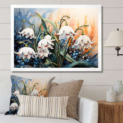 «Snowdrops Charm In Winter», reproduction sur toile