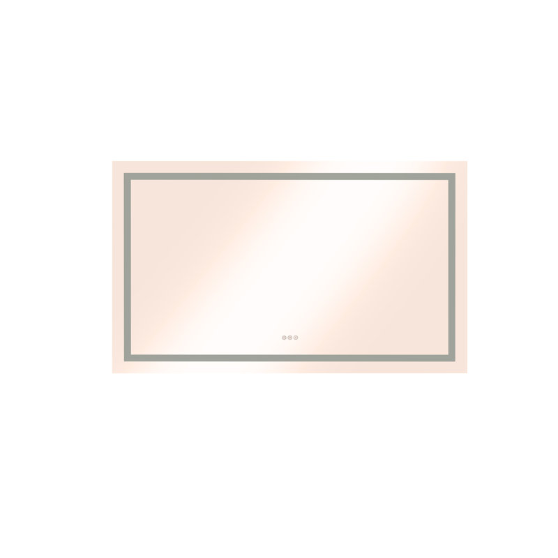 Multiple Lighting"x " bathroom vanity led mirror is multi-functional, 60" x 30"